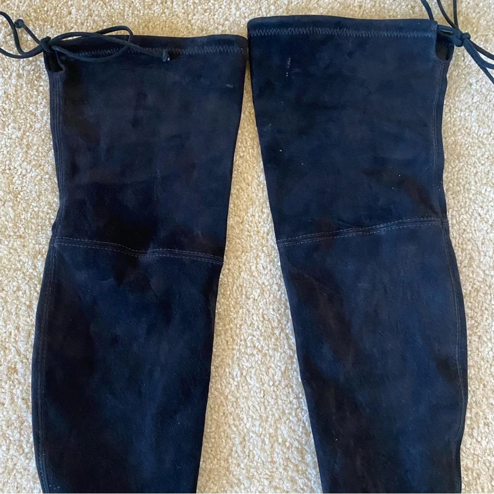 Stuart Weitzman Lowland Over the Knee Suede Boots